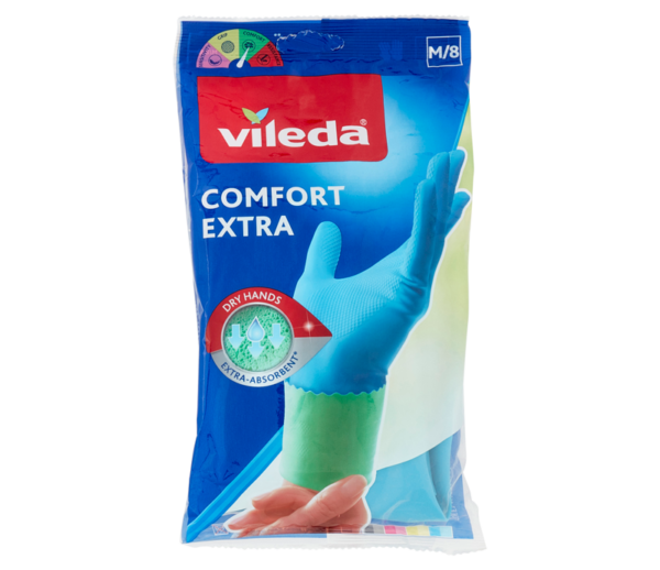 VILEDA GUANTI EXTRA CONFORT IN LATTICE TAGLIA M