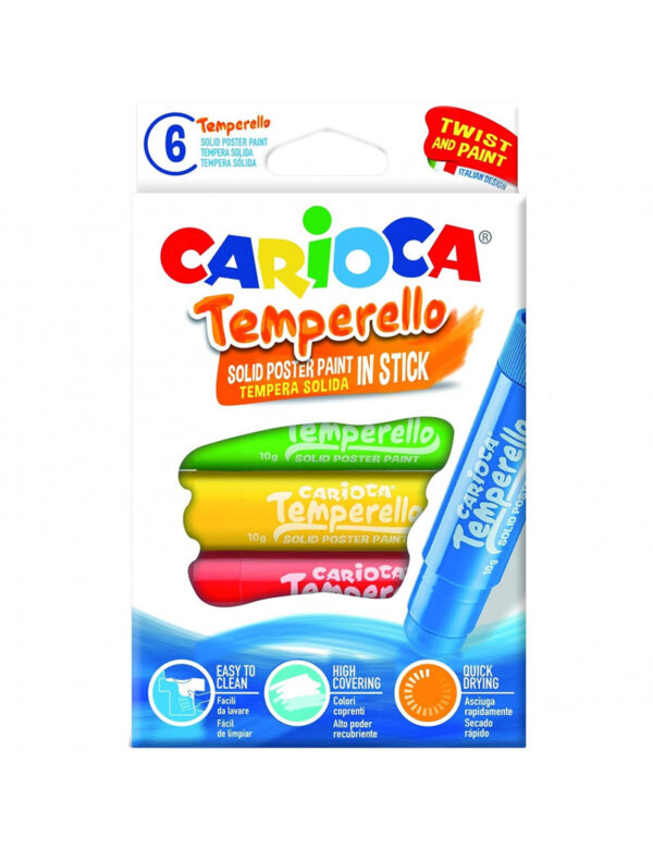 COLORI TEMPERELLO X6 CARIOCA