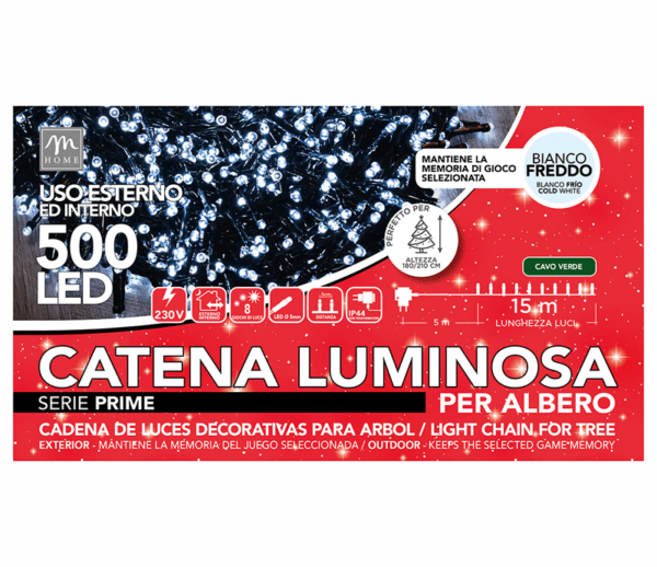 MINILUCI LED 500 LUCI BIANCO FREDDO