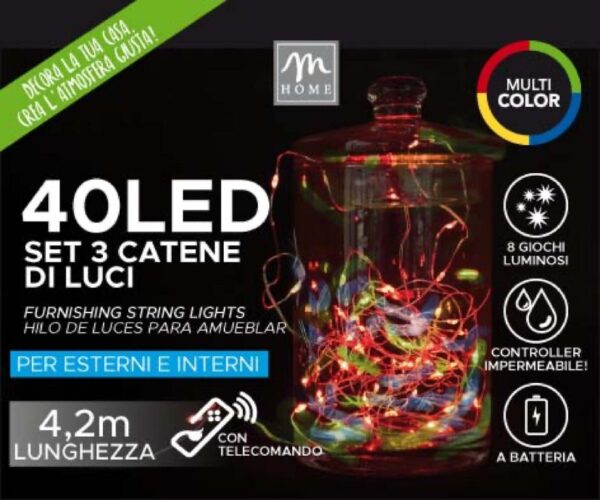 FILO LED 40L MULTICOLOR 3FILI