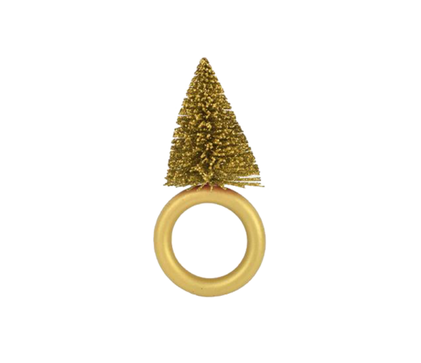 ANELLO PORTA TOVAGLIOLI ALBERO ORO