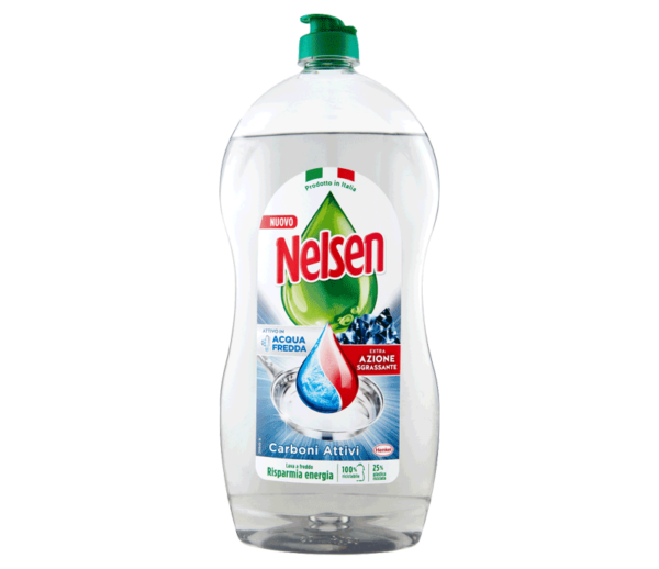 NELSEN DETERSIVO PIATTI 850ML CARBONI ATTIVI